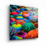 Wallity Cuadro Decorativo de Vidrio Templado Multicolor 60 x 60